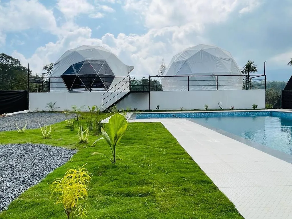 Glamping Mushroom Villa location